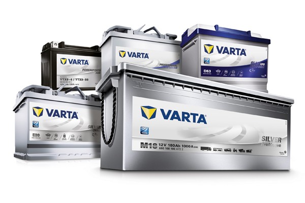 batteries VARTA differnets modeles