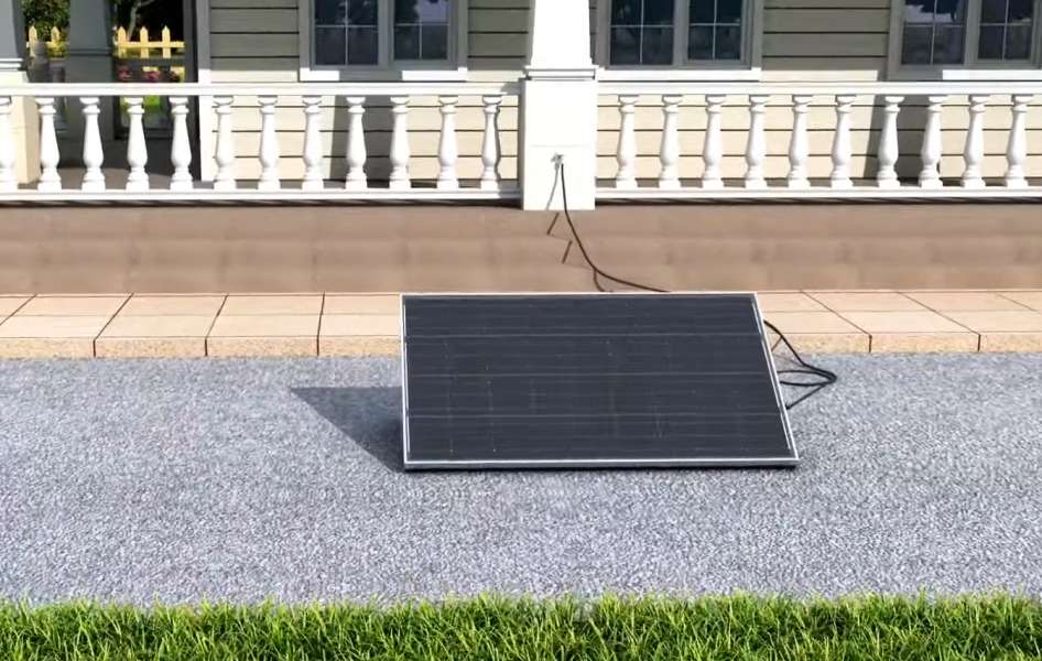 panneau solaire plug and play branchement terrasse