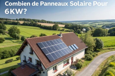 Combien de panneaux solaire pour 6kw ?