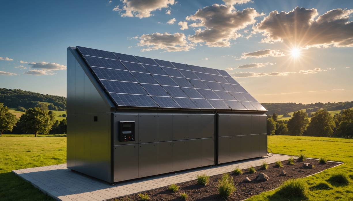 panneaux-solaire-stockage-nature