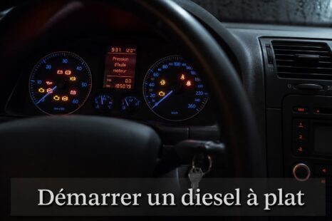 Démarrer une voiture diesel batterie à plat : guide d’urgence en 3 méthodes